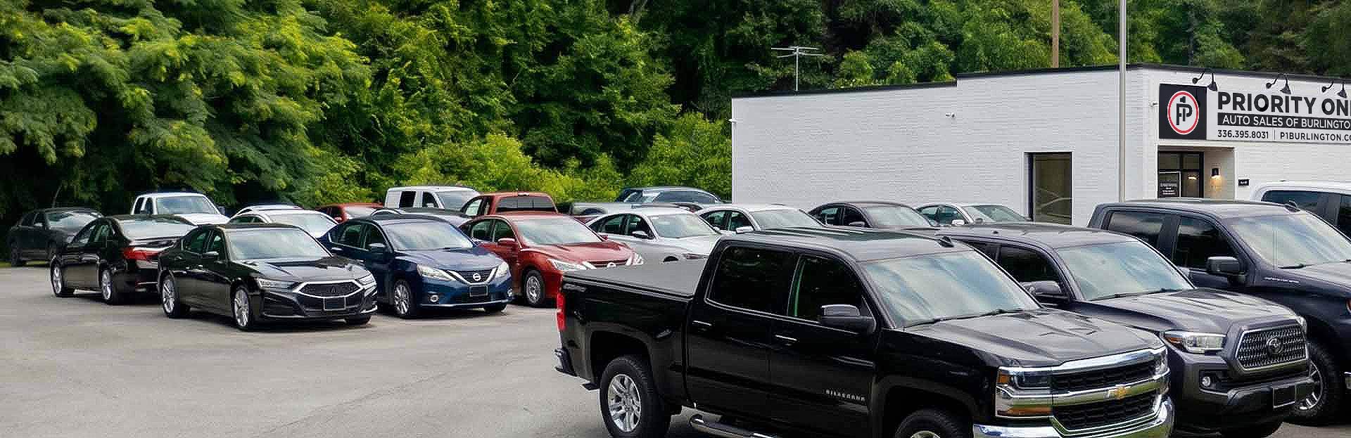 Priority One Auto Sales of Burlington lot in Burlington, NC